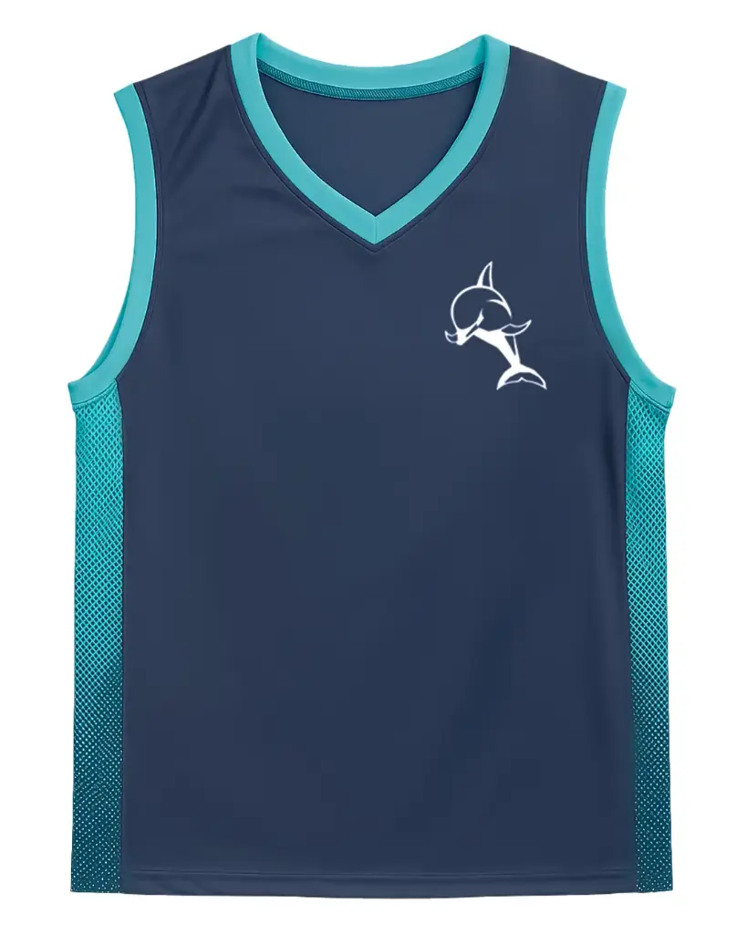 Jersey - Basketball (Kids, NAVY BLUE, XXS)
